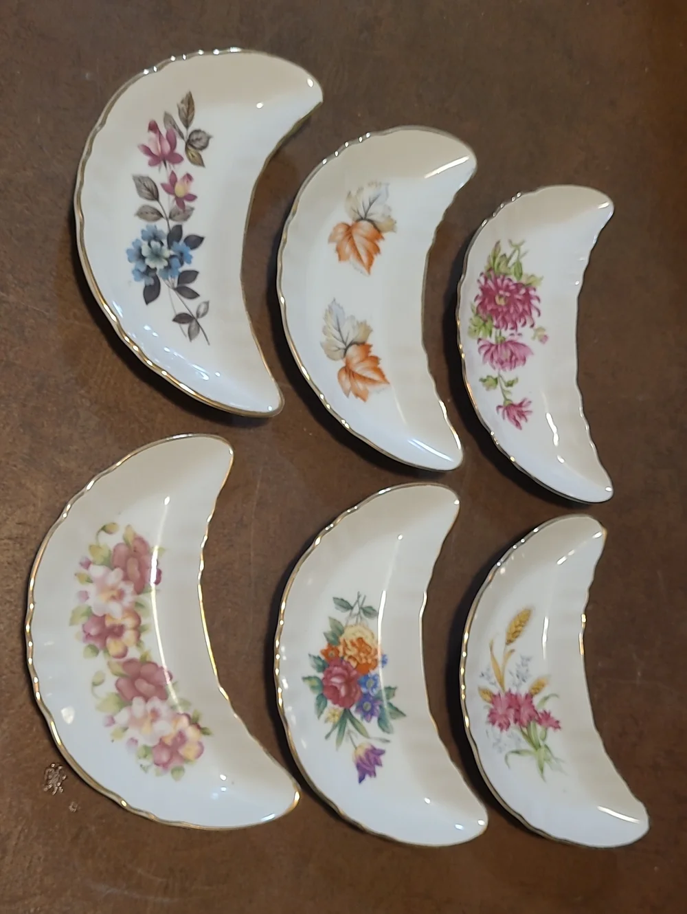 intage Chadwick Tea Salad Appetizer Bone China Plates • Set of 6: Made in Japan